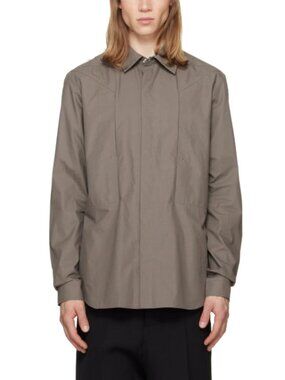 BNWT SS26 RICK OWENS "TEMPLE" FOGPOCKET OUTERSHIRT 50